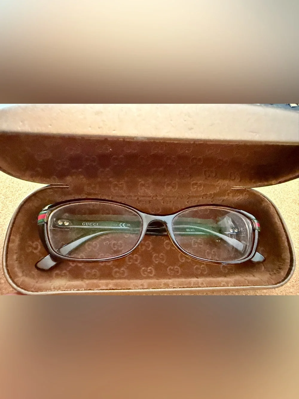 Gucci Tortoiseshell Brown Glasses, Pre-Owned, Great Condition, Made in Italy